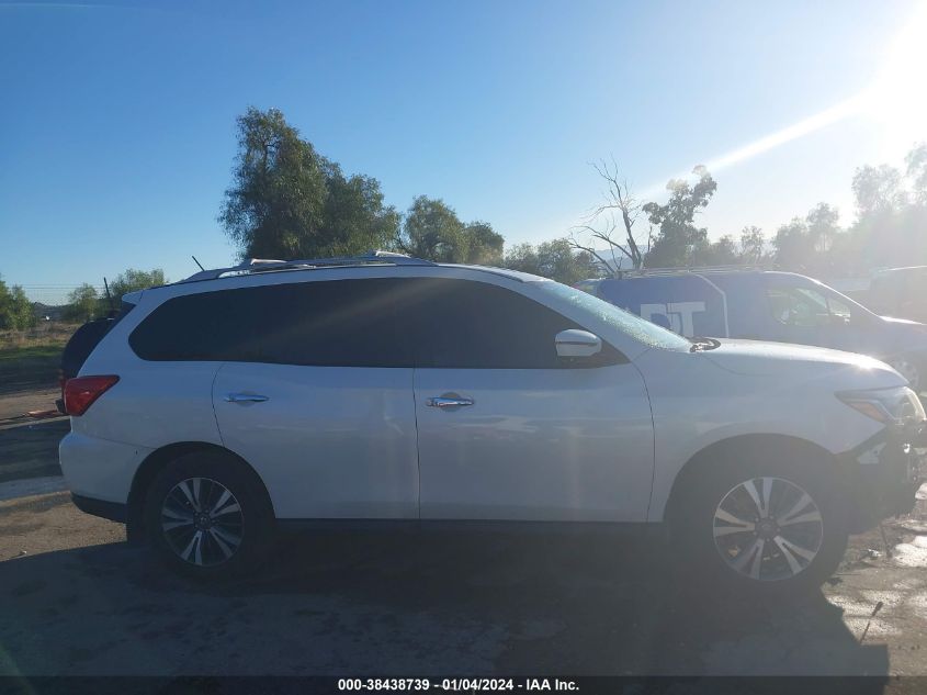 2017 NISSAN PATHFINDER SL - 5N1DR2MN2HC670647