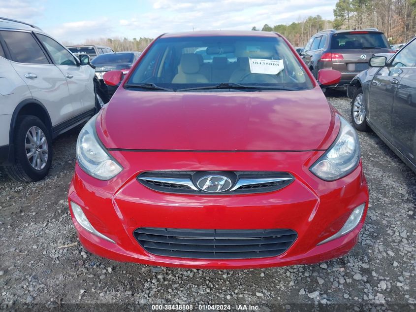 2013 HYUNDAI ACCENT GLS/SE - KMHCU4AE7DU462391