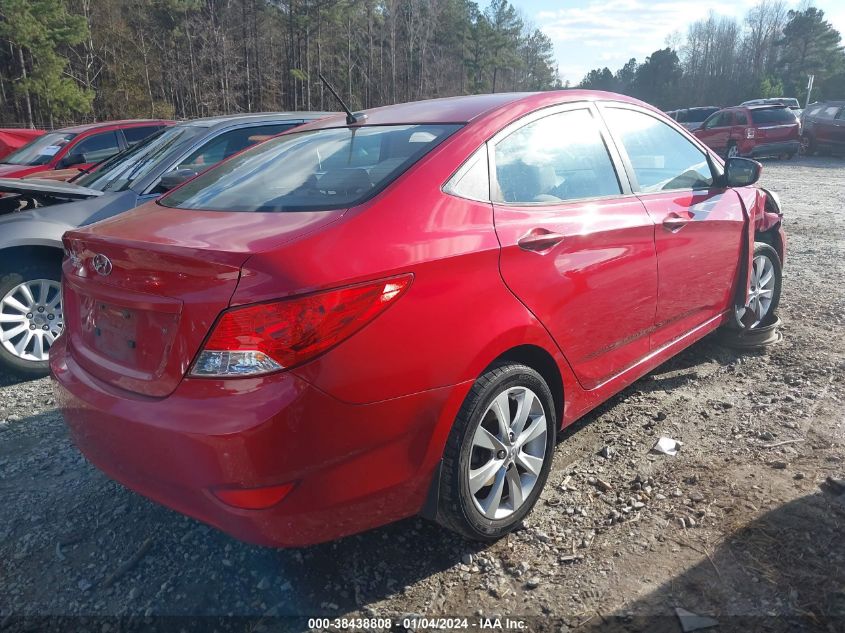 2013 HYUNDAI ACCENT GLS/SE - KMHCU4AE7DU462391