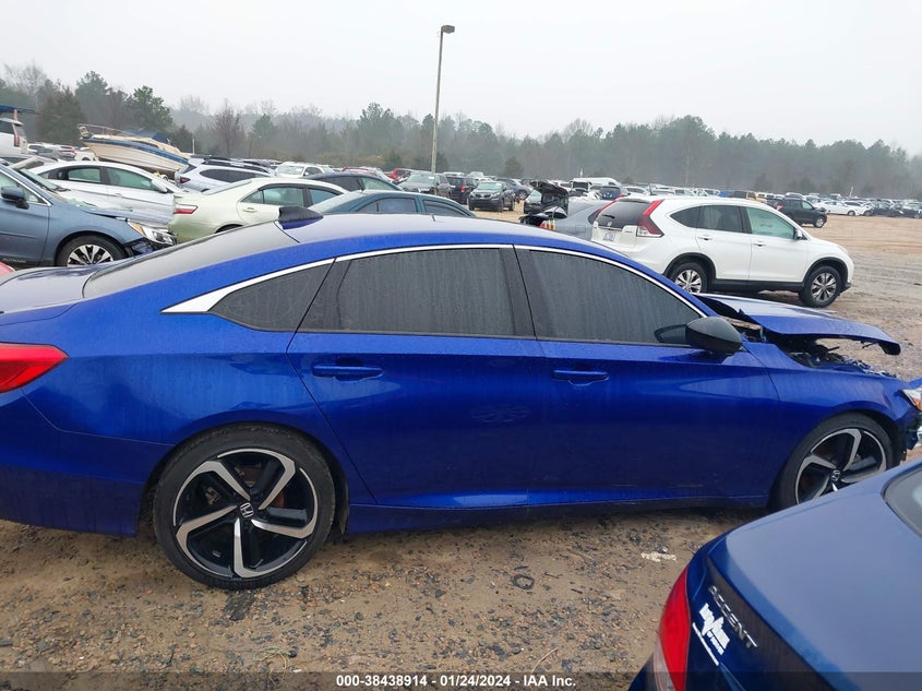 VIN 1HGCV1F40MA002590 2021 HONDA ACCORD SPORT SE