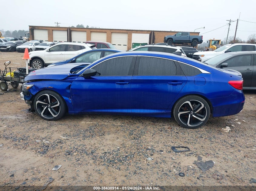 VIN 1HGCV1F40MA002590 2021 HONDA ACCORD SPORT SE