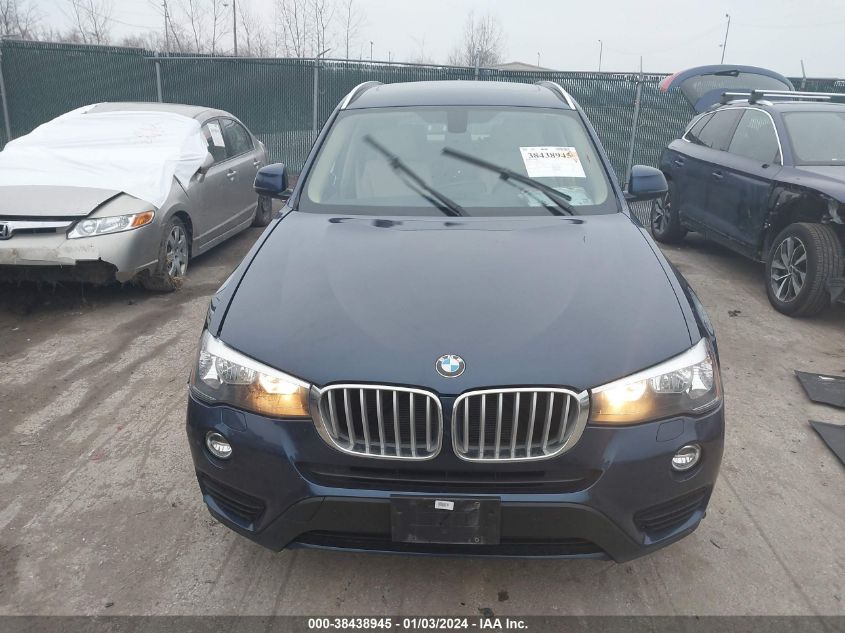 2016 BMW X3 SDRIVE28I - 5UXWZ7C50G0G0D921