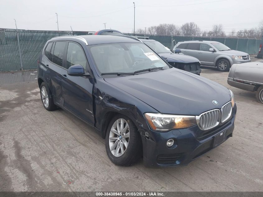 2016 BMW X3 SDRIVE28I - 5UXWZ7C50G0G0D921