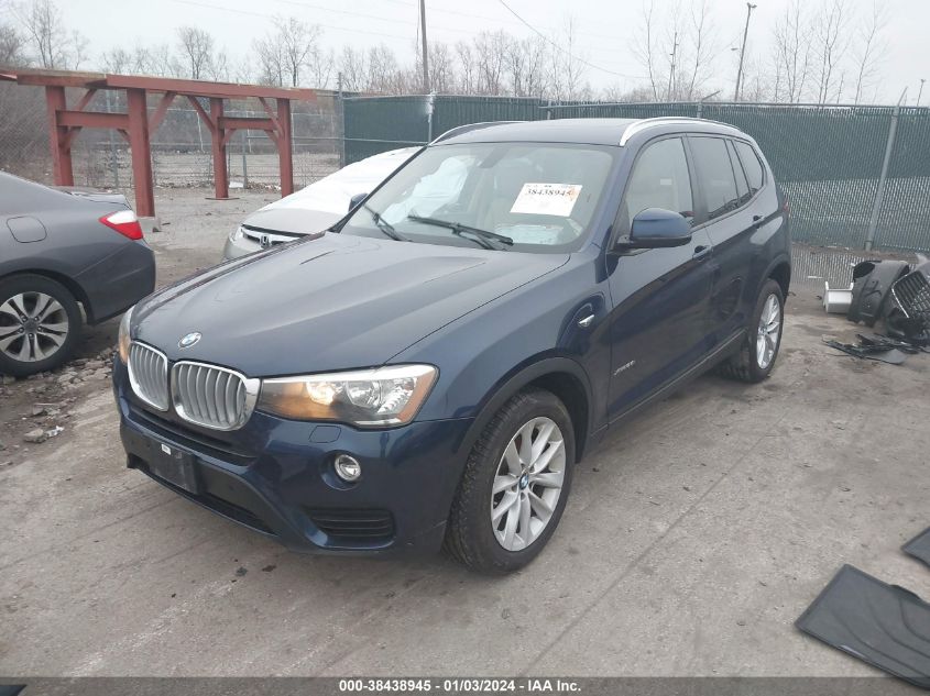 2016 BMW X3 SDRIVE28I - 5UXWZ7C50G0G0D921