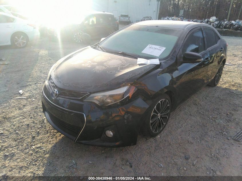 2014 TOYOTA COROLLA L/LE/LE PLS/PRM/S/S PLS - 2T1BURHE1EC103877