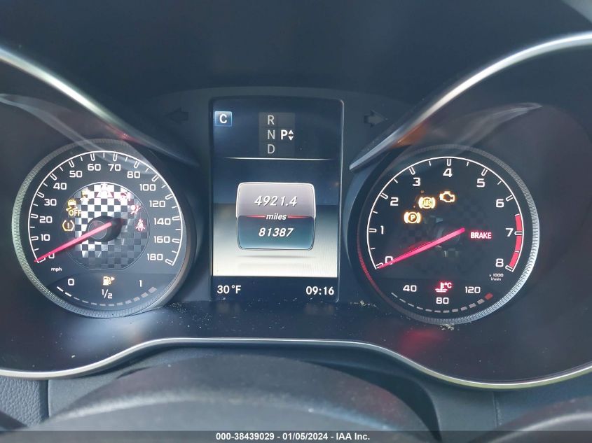 2016 MERCEDES-BENZ C 450 AMG 4MATIC 55SWF6EB9GU144307