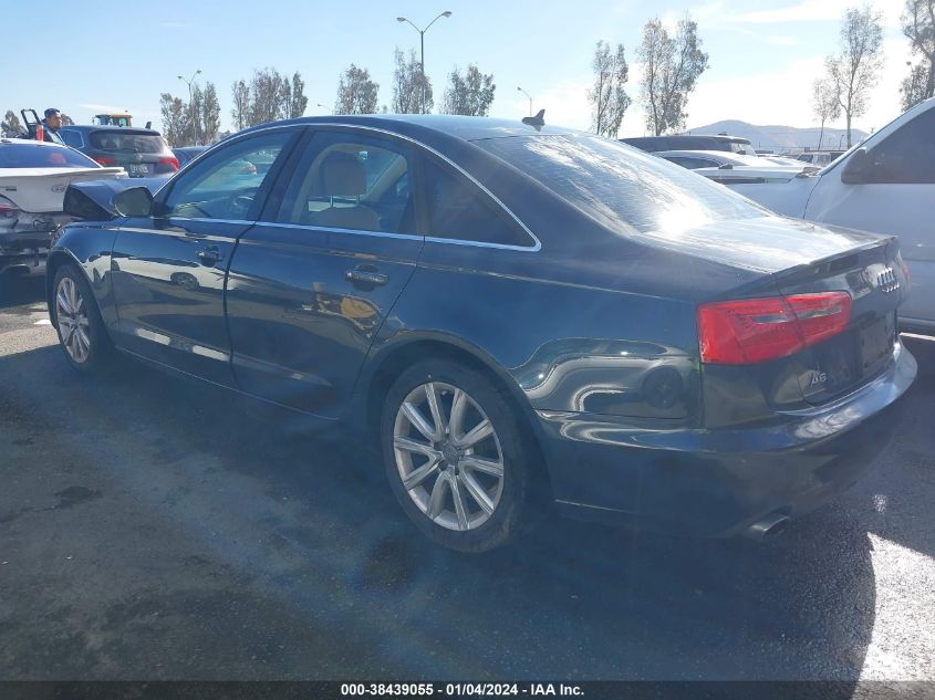 2013 AUDI A6 2.0T PREMIUM - WAUDFAFC1DN081412