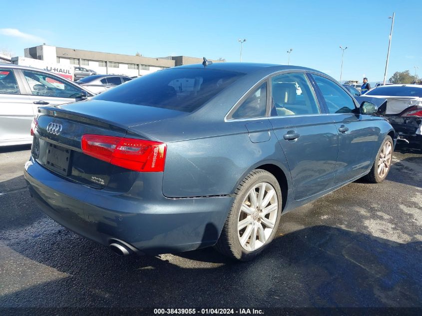 2013 AUDI A6 2.0T PREMIUM - WAUDFAFC1DN081412