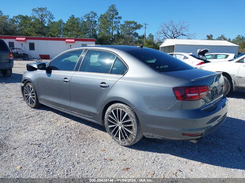 2016 VOLKSWAGEN JETTA SPORT - 3VWD17AJXGM273658