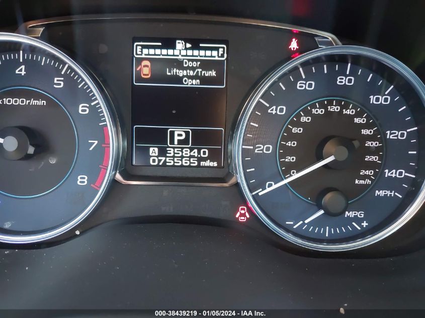 2015 SUBARU IMPREZA WAGON 2.0I SPORT LIMITED JF1GPAV64F8207374