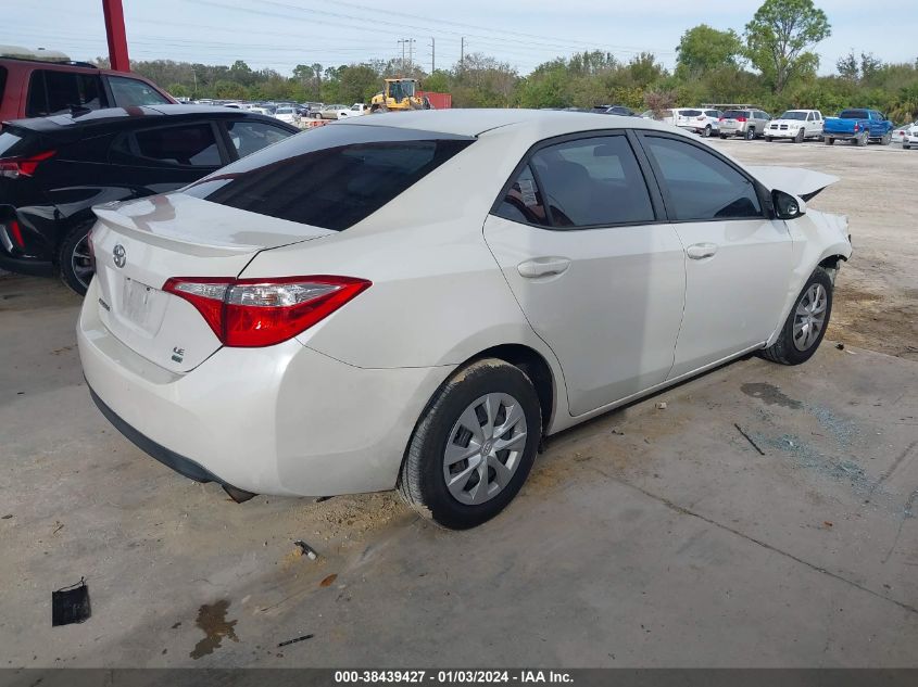 5YFBPRHE2FP192822 | 2015 TOYOTA COROLLA