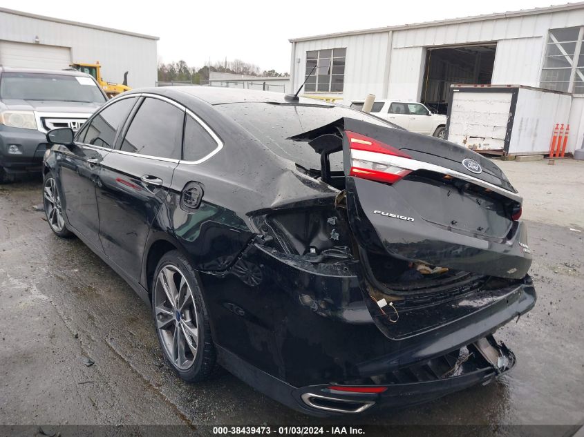 2017 FORD FUSION TITANIUM - 3FA6P0K93HR198351