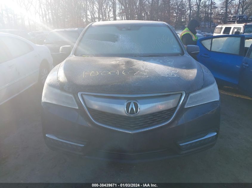 2014 ACURA MDX TECHNOLOGY PACKAGE - 5FRYD4H42EB021428