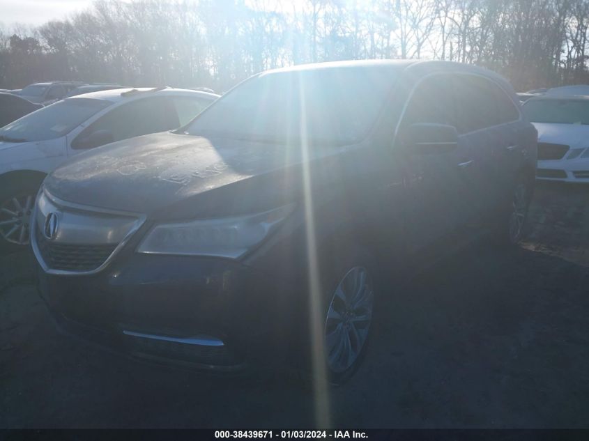 2014 ACURA MDX TECHNOLOGY PACKAGE - 5FRYD4H42EB021428