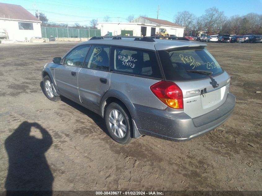 4S4BP61C367327388 | 2006 SUBARU OUTBACK