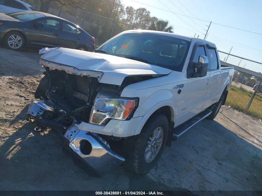 2013 FORD F-150 LARIAT - 1FTVW1ET9DKF92179