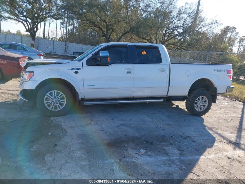 2013 FORD F-150 LARIAT - 1FTVW1ET9DKF92179