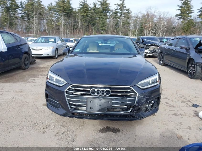 2018 AUDI A5 2.0T PREMIUM - WAUBNCF51JA131381