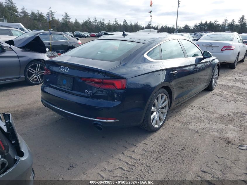 2018 AUDI A5 2.0T PREMIUM - WAUBNCF51JA131381