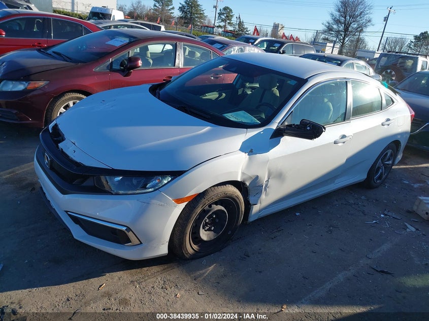 VIN 2HGFC2F65MH544943 2021 HONDA CIVIC LX