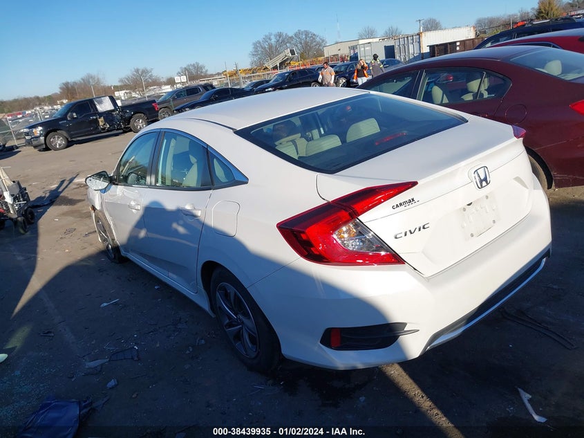 VIN 2HGFC2F65MH544943 2021 HONDA CIVIC LX