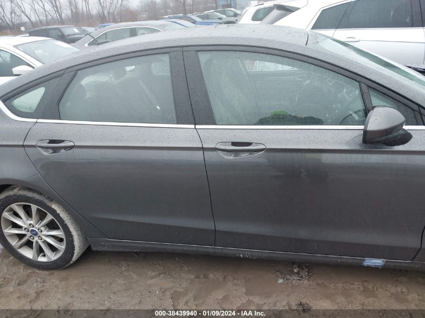 VIN 3FA6P0HD2HR126665 2017 FORD FUSION SE