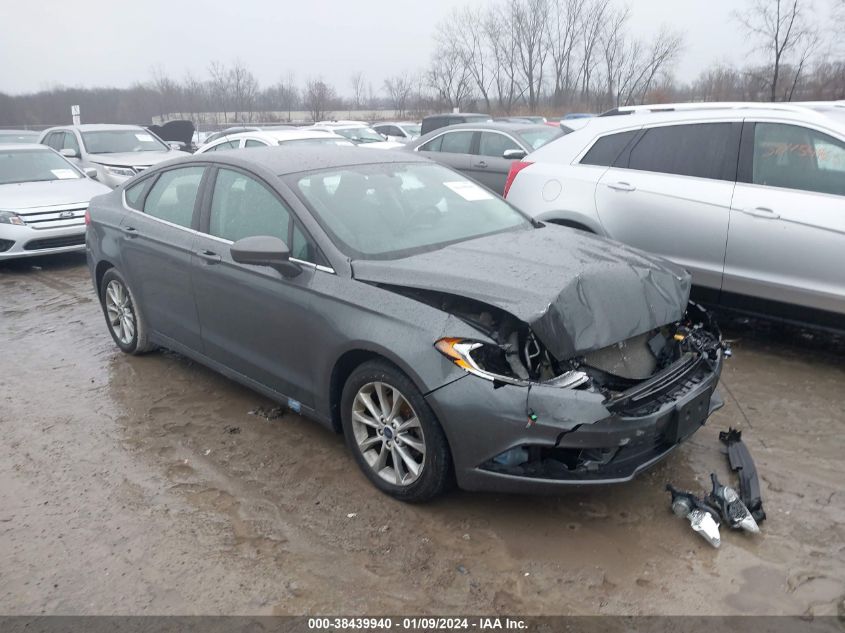 VIN 3FA6P0HD2HR126665 2017 FORD FUSION SE