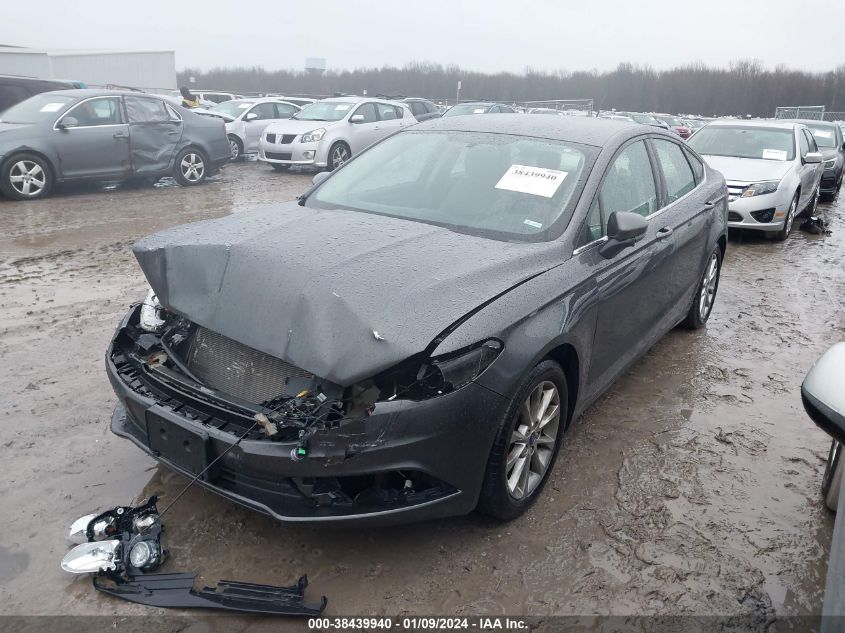 VIN 3FA6P0HD2HR126665 2017 FORD FUSION SE