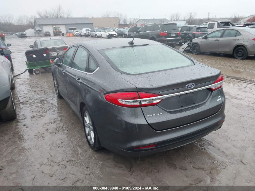 VIN 3FA6P0HD2HR126665 2017 FORD FUSION SE