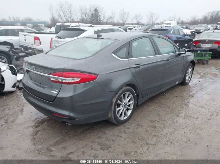 VIN 3FA6P0HD2HR126665 2017 FORD FUSION SE