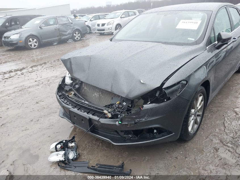 VIN 3FA6P0HD2HR126665 2017 FORD FUSION SE