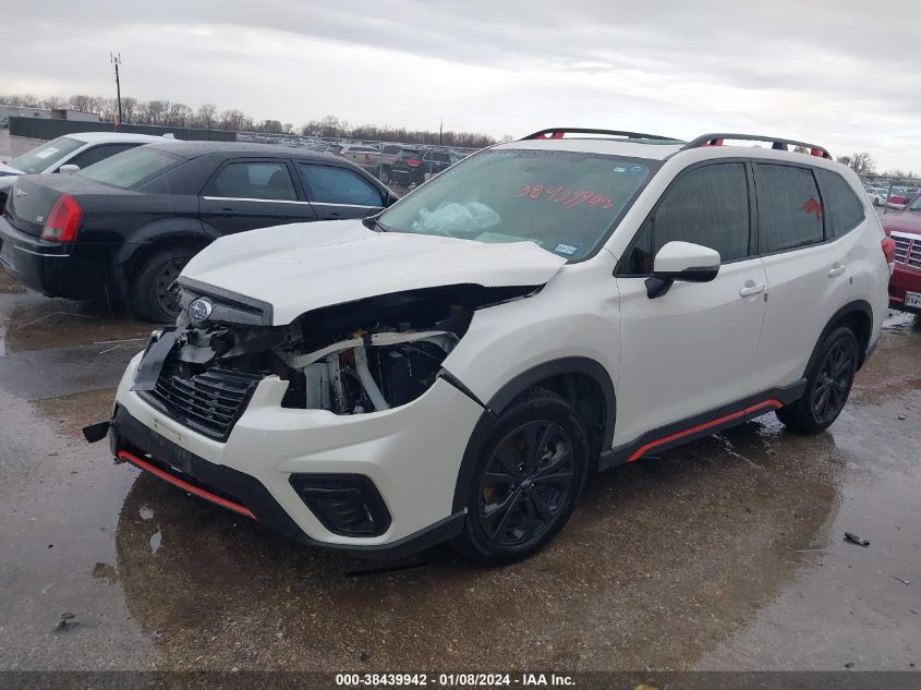 2019 SUBARU FORESTER SPORT - JF2SKAPC9KH401609