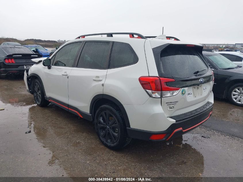 2019 SUBARU FORESTER SPORT - JF2SKAPC9KH401609