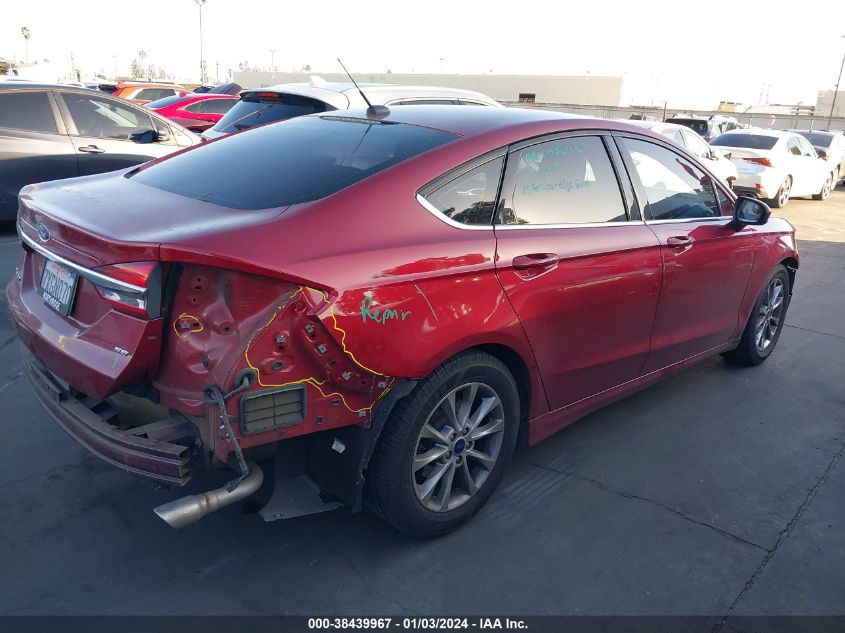 2017 FORD FUSION SE - 3FA6P0H74HR215700