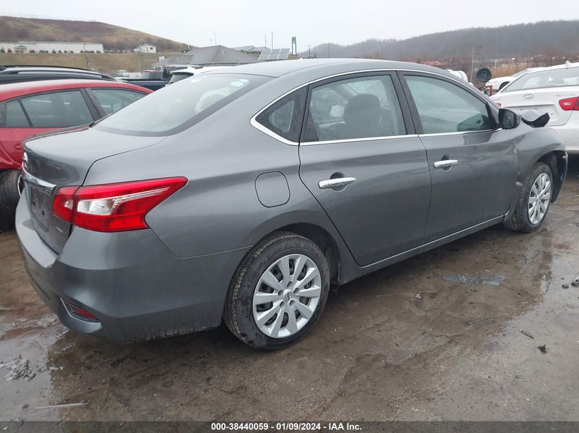 VIN 3N1AB7AP1KY226160 2019 NISSAN SENTRA S