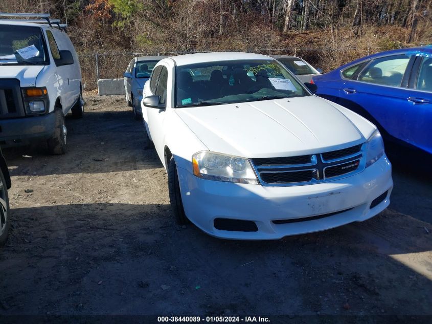 2014 DODGE AVENGER SE - 1C3CDZABXEN234733