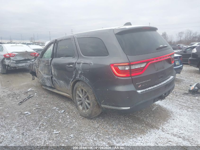 2018 DODGE DURANGO SXT - 1C4RDJAG8JC462576
