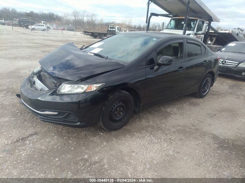 2013 HONDA CIVIC LX - 19XFB2F58DE099196