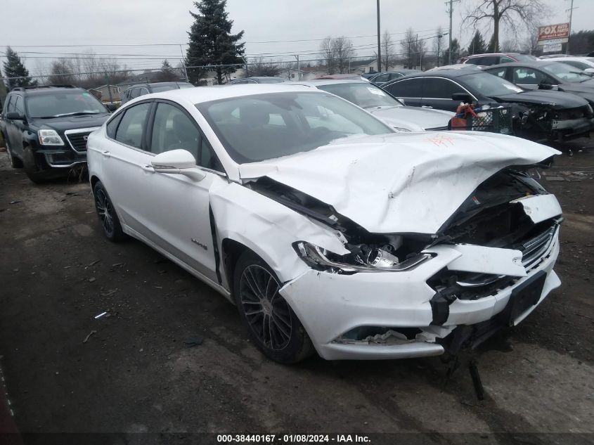 3FA6P0LU6HR319098 FORD FUSION HYBRID SE HYBRID 2017