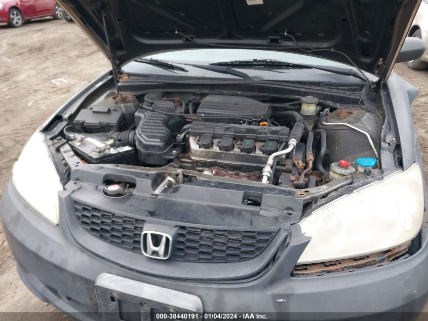 2HGES16534H569579 | 2004 HONDA CIVIC