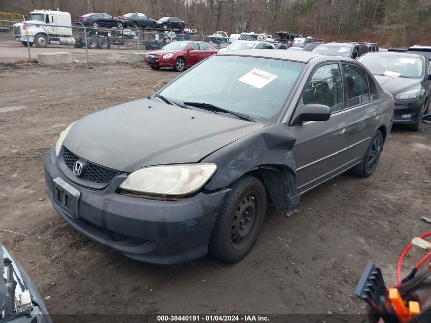 2HGES16534H569579 | 2004 HONDA CIVIC