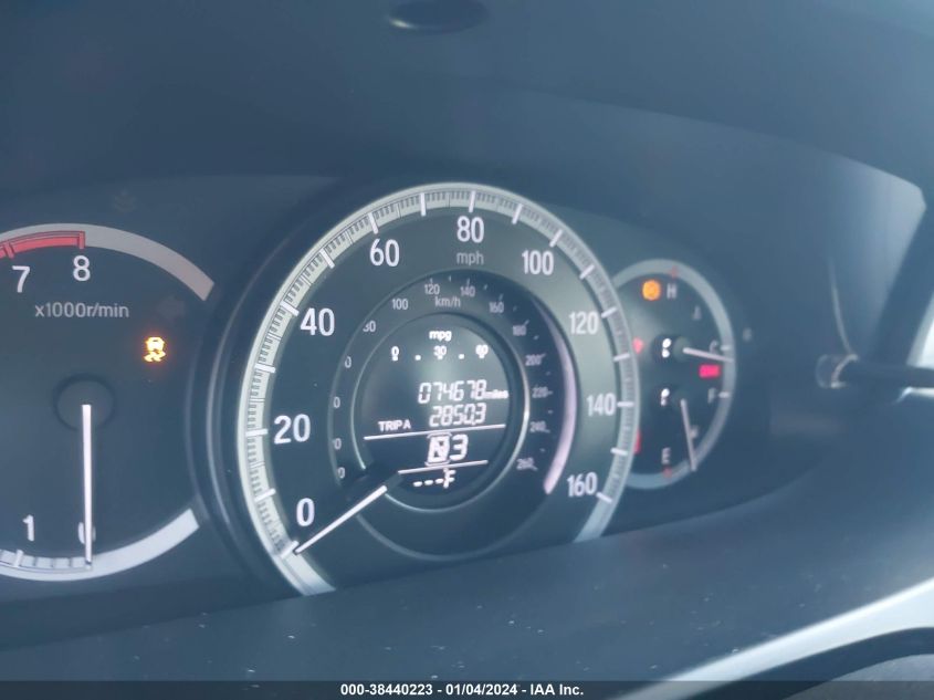 2016 HONDA ACCORD - 1HGCR2F86GA105580