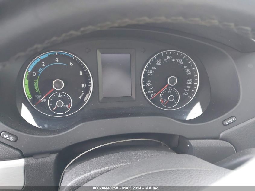 2013 VOLKSWAGEN JETTA HYBRID SEL 3VW637AJ6DM298216