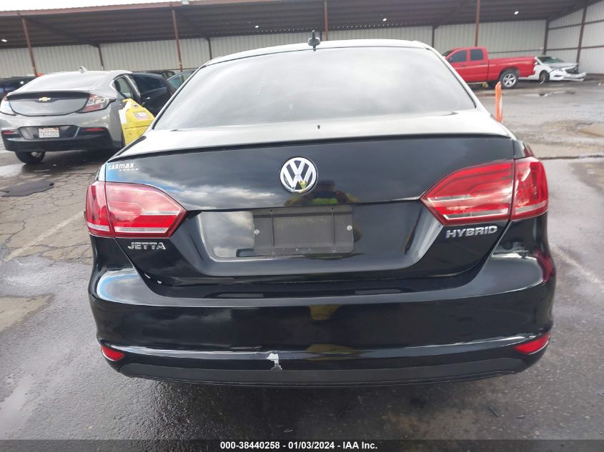 2013 VOLKSWAGEN JETTA HYBRID SEL 3VW637AJ6DM298216