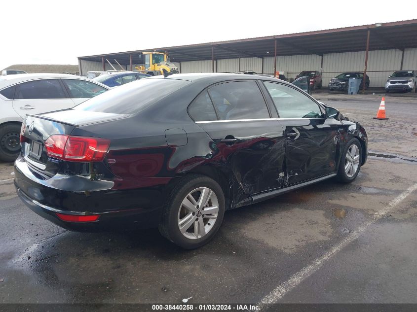 2013 VOLKSWAGEN JETTA HYBRID SEL 3VW637AJ6DM298216