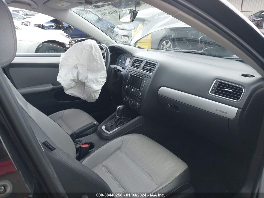 2013 VOLKSWAGEN JETTA HYBRID SEL 3VW637AJ6DM298216