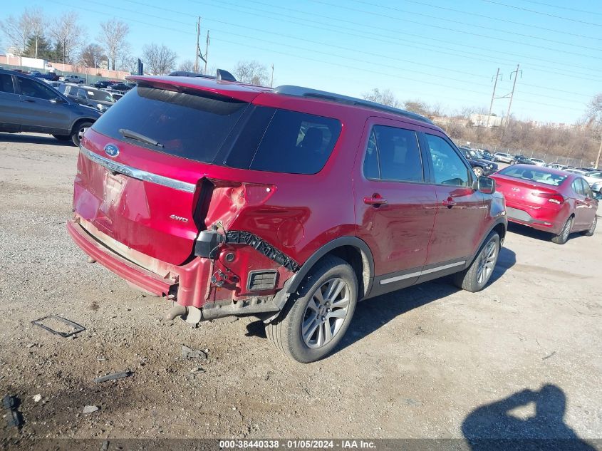2019 FORD EXPLORER XLT - 1FM5K8D88KGA26494
