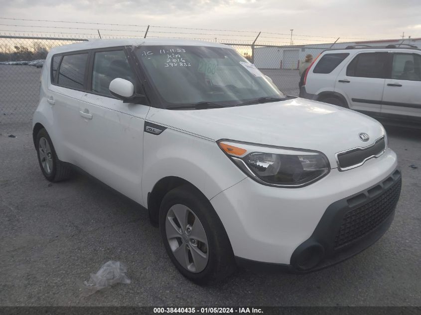 2016 KIA SOUL - KNDJN2A26G7398883