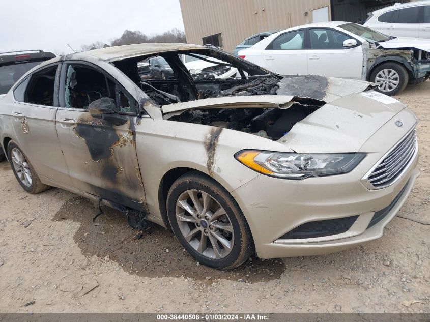 2017 FORD FUSION SE - 3FA6P0HD2HR279286