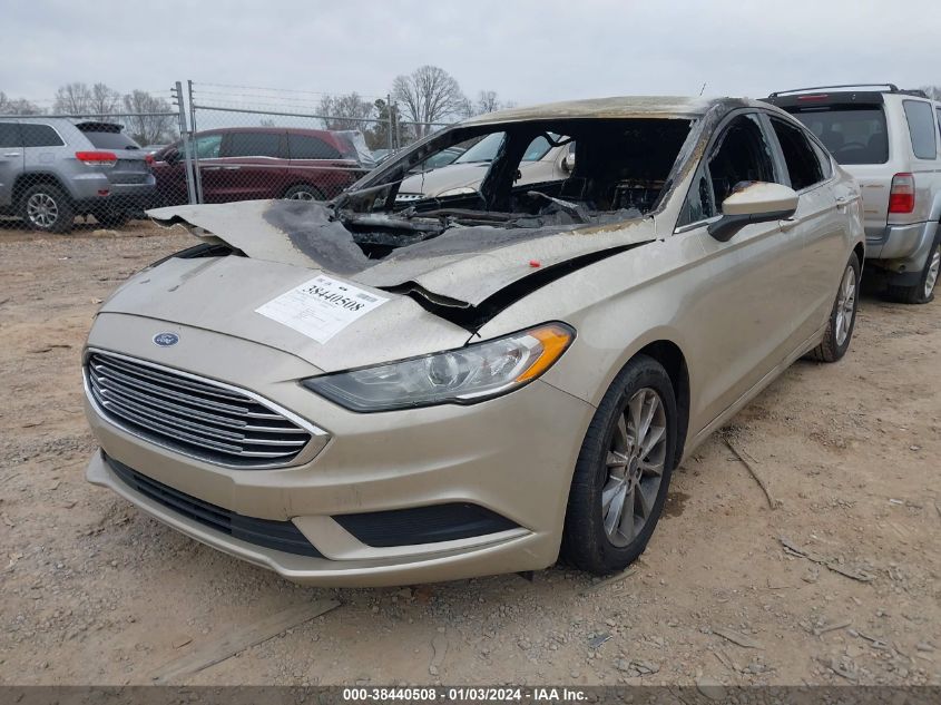 2017 FORD FUSION SE - 3FA6P0HD2HR279286